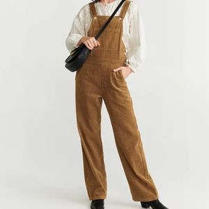 💫SOLD ON IG: MANGO CORDUROY OVERALLS